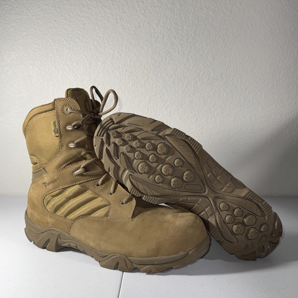 Bates GX-8 Tactical Work Boots Mens 14 EW Waterproof Composite Saftey Toe Coyote